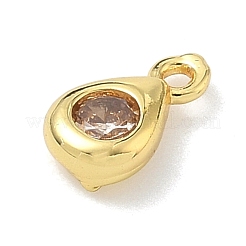 Латунные микро проложить кубического циркония подвески&nbsp;KK-G548-20G-05