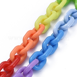 Ручка для кошелька с цепочкой из акрила&nbsp;AJEW-BA00007