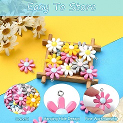 Подвески из непрозрачной смолы 20 шт.&nbsp;RESI-YW0001-62