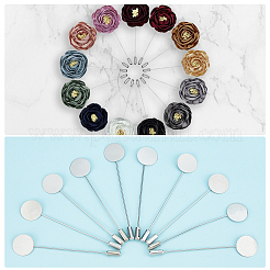 60 шт. фурнитура для броши из нержавеющей стали 201&nbsp;STAS-SC0003-91