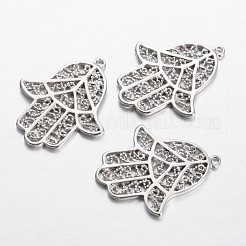 Пальмовые латунные подвески&nbsp;KK-F371-59P