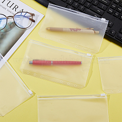 45 шт. прозрачные ПВХ пакеты для хранения ювелирных изделий с застежкой-молнией&nbsp;ABAG-FH0001-15