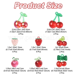 20шт прозрачные акриловые подвески&nbsp;OACR-FS0002-11