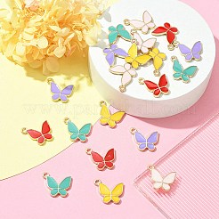 20шт 5 цвета сплава эмалевые подвески&nbsp;ENAM-YW0002-99