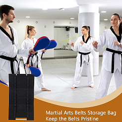 Сумка для хранения поясов для боевых искусств из нетканого материала&nbsp;AJEW-WH0816-355