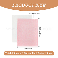 6 шт. ПВХ кожаная ткань&nbsp;DIY-CL0002-27B