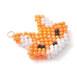 Подвески в виде лисы из бисера&nbsp;PALLOY-MZ01146