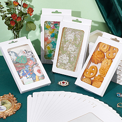 Прямоугольные складные креативные картонные коробки&nbsp;CON-WH0087-99C