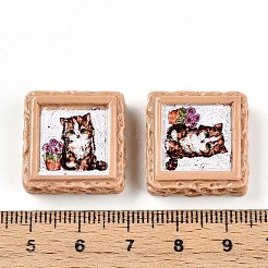 Непрозрачная смола декодирует кабошоны&nbsp;RESI-N039-130