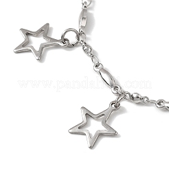 Браслеты с подвесками из нержавеющей стали 304&nbsp;BJEW-JB12840