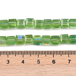 Гальванизируйте прозрачное стекло бисер нитей&nbsp;EGLA-B011-07A-AB02