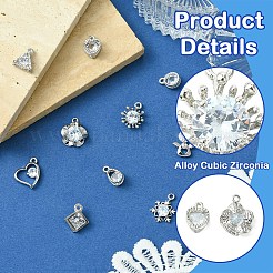 10 шт. 10 стиля&nbsp;ZIRC-YW0001-13