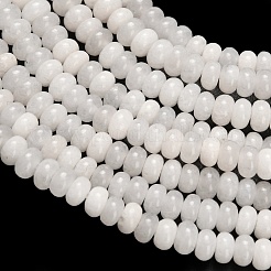 Бусины из натурального белого нефрита&nbsp;G-Z110-B09-2x4mm