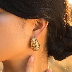 Серьга-гвоздик из нержавеющей стали 304&nbsp;PW-WGE3A18-01