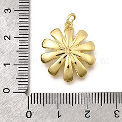 Латунные микропаве прозрачные подвески с фианитом&nbsp;KK-F899-05B-G