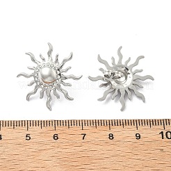 Серьги-гвоздики из нержавеющей стали 304&nbsp;EJEW-D319-11P