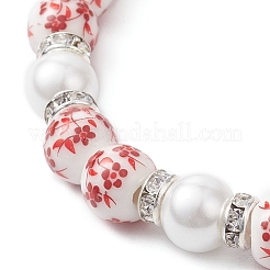 Браслеты с подвесками в виде банта из латуни&nbsp;BJEW-JB12905-02