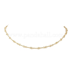 Женские ожерелья из латунных звеньев толщиной 4 мм&nbsp;NJEW-JN05517