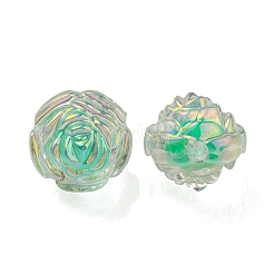 УФ-покрытие радужными переливающимися акриловыми бусинами&nbsp;OACR-P010-20E