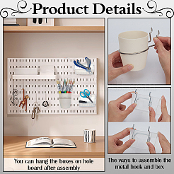 15 комплект из 3-х моделей крючков-вешалок из нержавеющей стали и железа 201 AJEW-FG0004-61