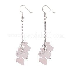 Набор украшений из бисера с чипсами из натурального розового кварца&nbsp;SJEW-JS01231-06