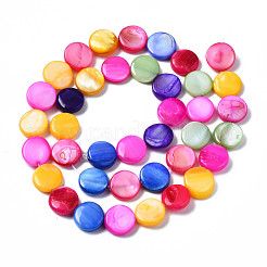 Нити бусин из натуральных пресноводных ракушек&nbsp;SHEL-S278-019B