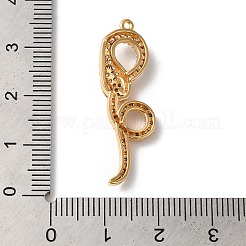 Подвески из латуни и стекла&nbsp;KK-C026-100G