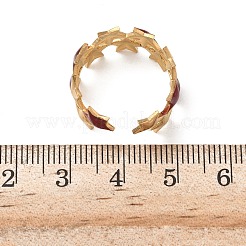 Кольца-манжеты из нержавеющей стали 304 с эмалью для женщин&nbsp;LS-RJEW-F198-01G