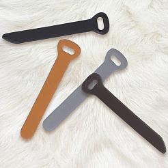 24 шт. 4 цвета искусственной кожи фиксатор молнии сменный для ремонта сумочки для багажа аксессуары&nbsp;DIY-GF0011-62B