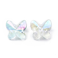 УФ-покрытие радужными переливающимися акриловыми бусинами&nbsp;OACR-H015-04