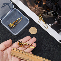 1 пара булавок для килта из цинкового сплава&nbsp;JEWB-FH0002-44AS