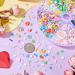 70гр 10 стиля кабошонов из полимерной глины ручной работы&nbsp;CLAY-SW0001-03B