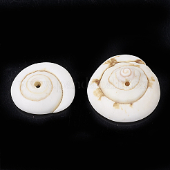 Натуральные бусины из ракушек для глаз Шивы&nbsp;LS-SSHEL-Q302-01