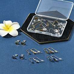 24 шт. крючки для сережек из нержавеющей стали 304&nbsp;STAS-FS0001-94