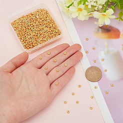 1000 шт. бусины-разделители в виде маргариток из сплава&nbsp;FIND-SP0002-12A-G