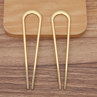 Заколки для волос в форме буквы U из сплава&nbsp;PW-WGBD216-02-1