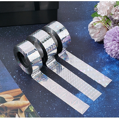 Голографический лазерный блестящий бопп&nbsp;AJEW-WH20010-47B-02-1