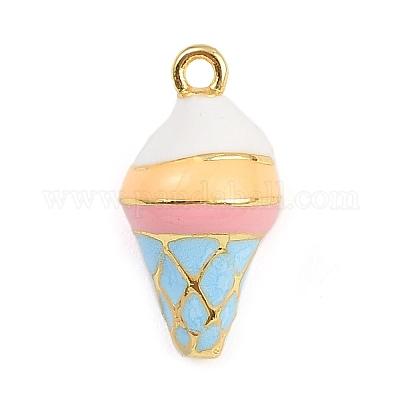 Латунь эмаль подвески&nbsp;KK-I352-14G-02-1