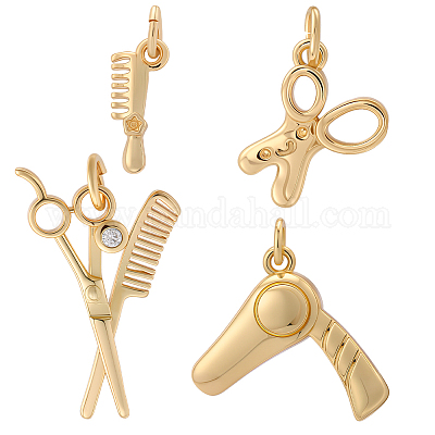 8шт 4 стиля латунные подвески&nbsp;KK-BBC0023-02A-1