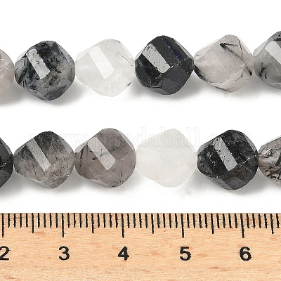 Натуральный турмалированный кварц / черный рутиловый кварц&nbsp;G-C267-B02-1