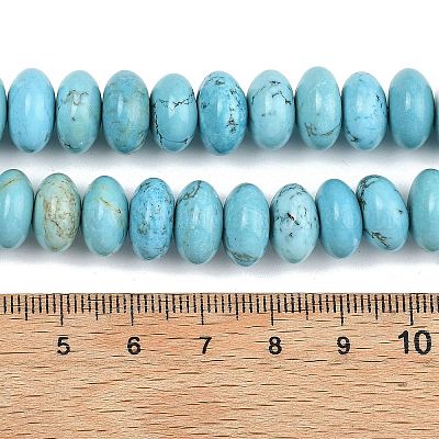 Нити окрашенных бусин из натурального магнезита&nbsp;G-B173-A01-01-1