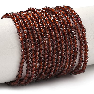 Гранат природный бисер нитей&nbsp;G-H079-A01-03C-01-1