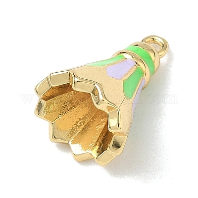 Латунь эмаль подвески&nbsp;KK-I476-28A-G02-1