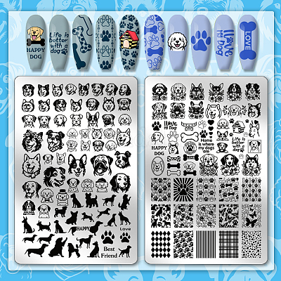 Шаблоны для нейл-арта своими руками из нержавеющей стали 304 MRMJ-PH0003-10B-1