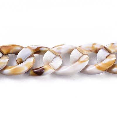 Акриловые цепочки&nbsp;AJEW-JB00505-04-1