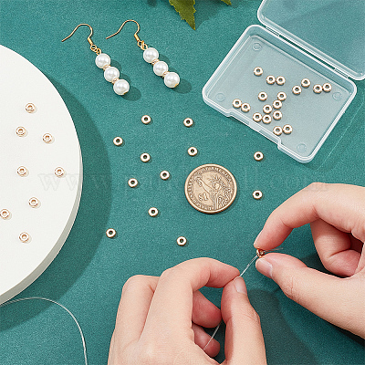 Латунные бусины&nbsp;KK-BC0003-96G-5mm-1