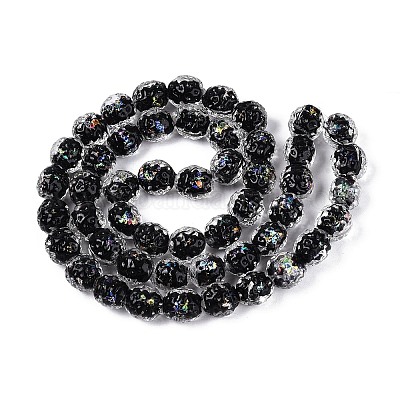 Handmade стеклянные бусины фольги&nbsp;FOIL-N029-10A-1