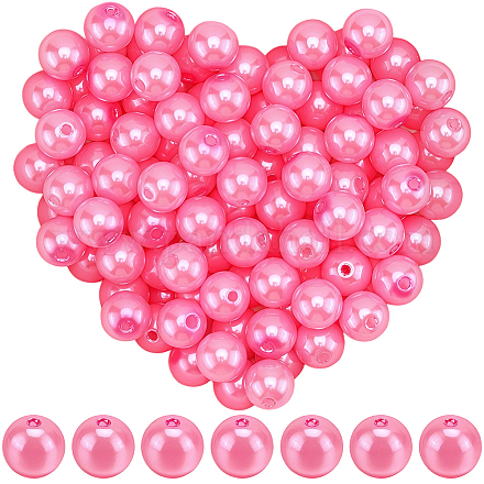 Абс пластмасса имитация жемчужина круглые бусины&nbsp;SACR-SP0001-31C-01-1