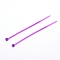Plastic Cable Ties, Tie Wraps, Zip Ties, Purple, 100x4.5x3.5mm, 100pcs/bag