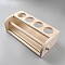 Wood Desktop Scroll Storage Stands, BurlyWood, 35x17x10.9cm